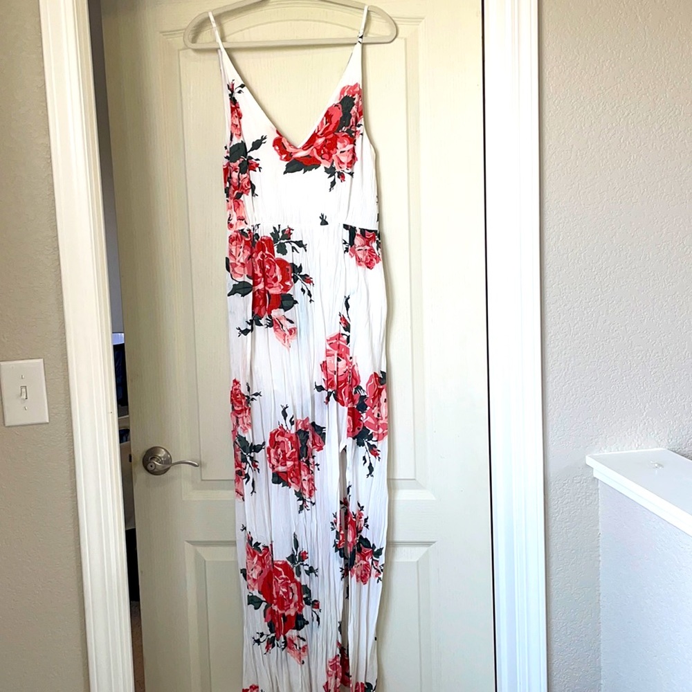 Flower maxi dress